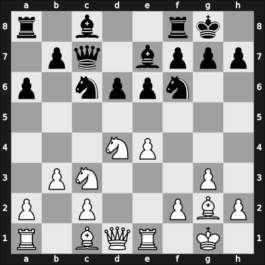 1968 YUG Ch 23th – Round 2 – Masic, Ljubomir – 1/2-1/2 – Matulovic, Milan – G9