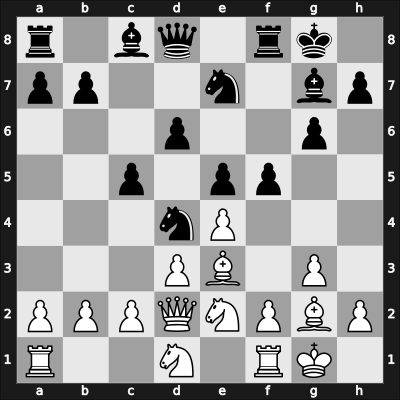 1968 YUG Ch 23th – Round 5 – Baretic, Dragoljub – 0-1 – Parma, Bruno – G28