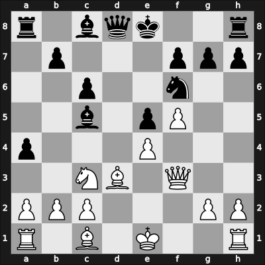 1968 YUG Ch 23th – Round 8 – Kurajica, Bojan – 1-0 – Nikolic, Stanimir – G40