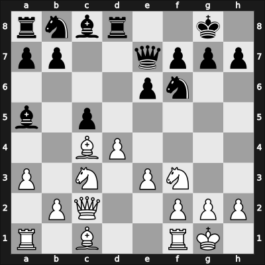 1968 Yugoslavia – Round 1 – Gligorić, Svetozar – 1/2-1/2 – Ivkov, Borislav – G6