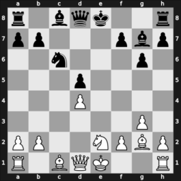 1969 Athens zt – Round 3 – Forintos, Gyozo V – 1/2-1/2 – Matulovic, Milan – G14