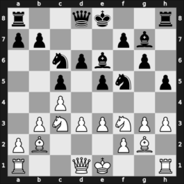 1969 Budapest ch-HUN – Round 1 – Barcza, Gedeon – 1/2-1/2 – Bilek, Istvan – G13