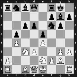 1969 Budapest ch-HUN – Round 1 – Forintos, Gyozo V – 1-0 – Vadasz, Laszlo – G15
