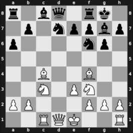 1969 Budapest ch-HUN – Round 1 – Farago, Ivan – 1/2-1/2 – Adorjan, Andras – G43