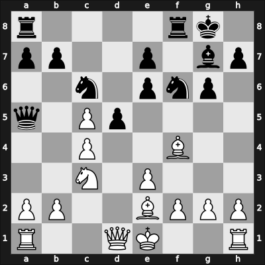 1969 Budapest ch-HUN – Round 1 – Vadasz, Laszlo – 1/2-1/2 – Barczay, Laszlo – G49