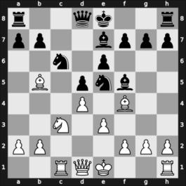 1969 Budapest ch-HUN – Round 1 – Sapi, Laszlo – 1/2-1/2 – Barczay, Laszlo – G50