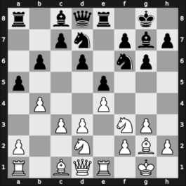 1969 Budapest ch-HUN – Round 1 – Csom, Istvan – 1/2-1/2 – Dely, Peter – G85