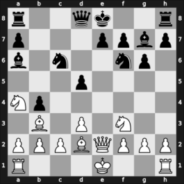 1969 Budapest ch-HUN – Round 1 – Kovacs, Laszlo M – 1/2-1/2 – Adorjan, Andras – G91