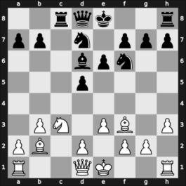 1969 Buesum – Round 1 – Larsen, Benjamin Holsko – 1/2-1/2 – Ivkov, Borislav – G7