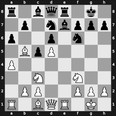 1969 Buesum – Round 2 – Gligorić, Svetozar – 1/2-1/2 – Larsen, Bent Ravn – G9