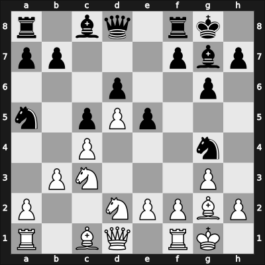 1969 Buesum – Round 7 – Bilek, Istvan – 1-0 – Gligorić, Svetozar – G31