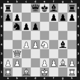 1969 Buesum – Round 8 – Gligorić, Svetozar – 1/2-1/2 – Szily, Jozsef – G34