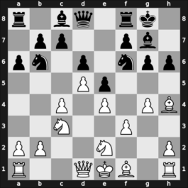 1969 Buesum – Round 9 – Szabo, Laszlo – 1/2-1/2 – Gligorić, Svetozar – G39