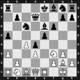 1969 Buesum – Round 9 – Polugaevsky, Lev – 1/2-1/2 – Gerusel, Mathias – G42