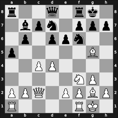 1969 Buesum – Round 15 – Zaitsev, Alexander – 1/2-1/2 – Larsen, Bent Ravn – G64
