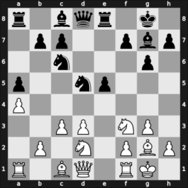 1969 Buesum – Round 7 – Polugaevsky, Lev – 1-0 – Huebner, Robert – G22