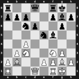 1969 Buesum – Round 13 – Polugaevsky, Lev – 1-0 – Ghitescu, Theodor – G37