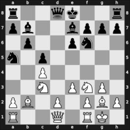 1969 Buesum – Round 15 – Polugaevsky, Lev – 1-0 – Saemisch, Friedrich – G42