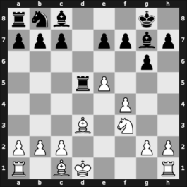 1969 Capablanca Memorial – Round 2 – Cobo Arteaga, Eldis – 1/2-1/2 – Donner, Jan-Hein – G17