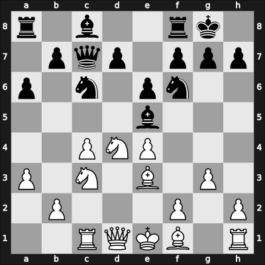 1969 DDR Ch 18th – Round 3 – Packroff, Hermann – 1/2-1/2 – Neukirch, Detlef – G5
