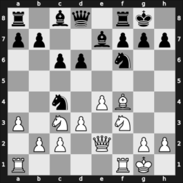 1969 DSV-Turnier – Round 12 – Schoeneberg, Manfred – 1/2-1/2 – Radovici, Corvin – G61