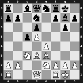 1969 Danmarksmesterskabet – Round 10 – Holm, Sejer – 1/2-1/2 – Jakobsen, Ole – G19