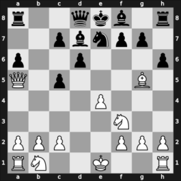1969 Koenigsfeld (FRG Ch) – Round 12 – Klundt, Klaus – 1/2-1/2 – Rellstab, Ludwig – G14