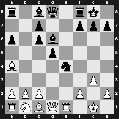 1969 FRG Ch Koenigsfeld GER – Round 1 – Degenhardt, Norbert – 0-1 – Rautenberg, Wilhelm – G3
