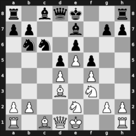 1969 FRG Ch Koenigsfeld GER – Round 3 – Klundt, Klaus – 1/2-1/2 – Heinicke, Herbert – G9