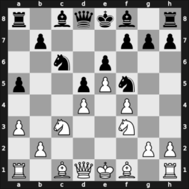 1969 FRG Ch Koenigsfeld GER – Round 7 – Hermann, Manfred – 1/2-1/2 – Eising, Johannes – G18