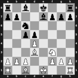 1969 FRG Ch Koenigsfeld GER – Round 9 – Rautenberg, Wilhelm – 1/2-1/2 – Schiffer, Karl-Josef – G24