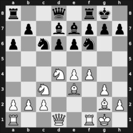 1969 FRG Ch Koenigsfeld GER – Round 13 – Teufel, Juergen – 1/2-1/2 – Eising, Johannes – G36