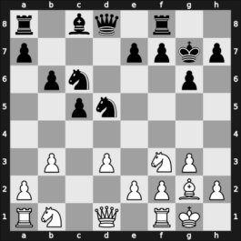 1969 FRG Ch Koenigsfeld GER – Round 13 – Dornieden, Manfred, Dr. – 1/2-1/2 – Heinicke, Herbert – G37