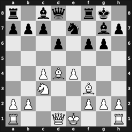 1969 FRG Ch Koenigsfeld GER – Round 15 – Kestler, Hans-Guenther – 1/2-1/2 – Dornieden, Manfred, Dr. – G40