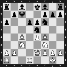 1969 Glasgow Congress Invitation – Round 1 – Hunter, D Bryan A – 1/2-1/2 – Golombek, Harry – G2