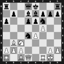 1969 Hastings6970 – Round 7 – Acuna Medina, Angel G. – 0-1 – Gligoric, Sofija – G31