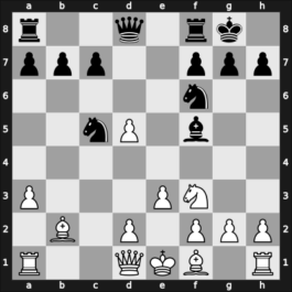 1969 Hoogovens – Round 6 – Kavalek, Lubomir – 1-0 – Acuna Medina, Angel G. – G49