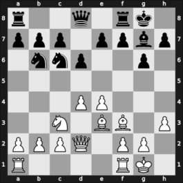 1969 Hoogovens – Round 7 – Ciric, Dimitrije – 1/2-1/2 – Botvinnik, Mikhail – G59