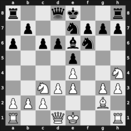 1969 Hoogovens – Round 8 – Benko, Pal – 1/2-1/2 – Acuna Medina, Angel G. – G65