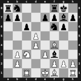 1969 Hoogovens – Round 10 – Geller, Efim P – 1/2-1/2 – Lombardy, William J – G77