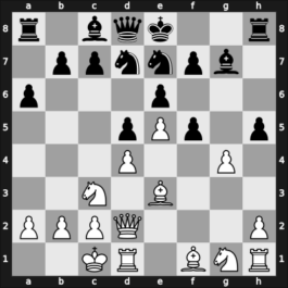 1969 Hoogovens-B – Round 1 – Gaprindashvili, Nona – 1/2-1/2 – Ujtelky, Maximilian – G7