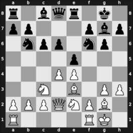 1969 Hoogovens-B – Round 3 – Jongsma, Alexander – 1/2-1/2 – Scholl, Eckhard – G15