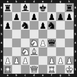 1969 IBM – Round 11 – Ree, Hans – 1/2-1/2 – Portisch, Lajos – G42
