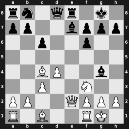 1969 JUG-URS – Round 1 – Kurajica, Bojan – 1/2-1/2 – Kholmov, Ratmir D – G7