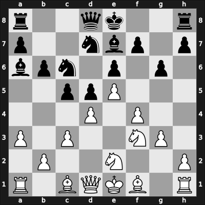 1969 Leningrad – Round 1 – Mukhin, Evgeny B – 1/2-1/2 – Korchnoi, Viktor – G14