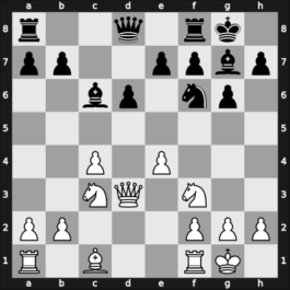 1969 Ljubljana – Round 1 – Damjanovic, Mato – 1/2-1/2 – Gligorić, Svetozar – G14