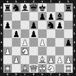 1969 Luhacovice – Round 1 – Navarovszky, Laszlo – 1/2-1/2 – Mista, Ladislav – G10