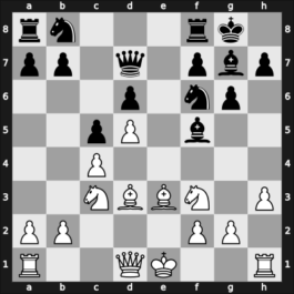 1969 Mar del Plata zt – Round 1 – Bronstein, Luis Marcos – 1-0 – Alvarez Silva, Carlos Marcel – G18