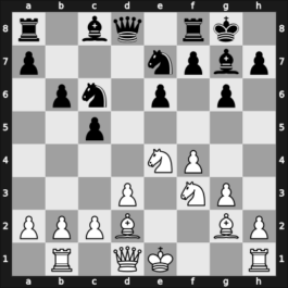 1969 Mar del Plata zt – Round 19 – Mecking, Henrique – 1/2-1/2 – Najdorf, Miguel – G45