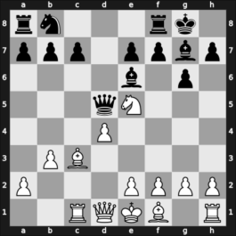 1969 Monte Carlo – Round 1 – Smyslov, Vladimir – 1/2-1/2 – Hort, Vlastimil – G7